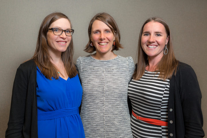 TRIUMPH leaders Michelle Buelow, Kjersti Knox, and Theresa Umhoefer-Wittry