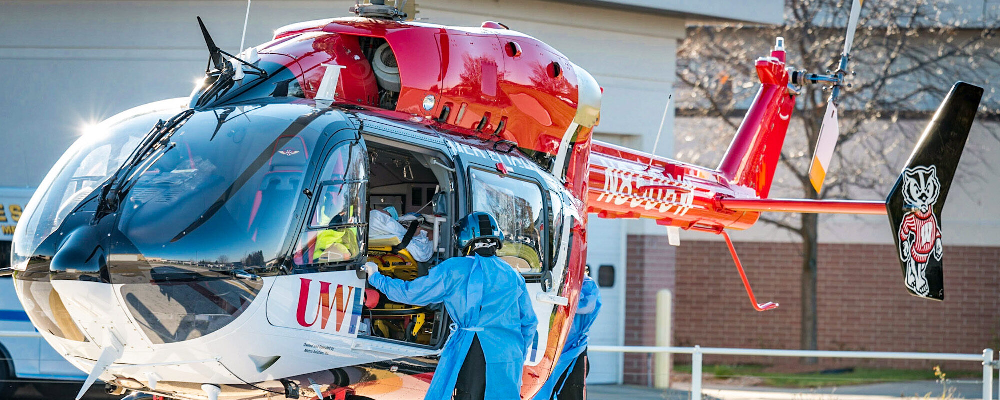 Med Flight helicopter