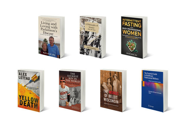 A group of books