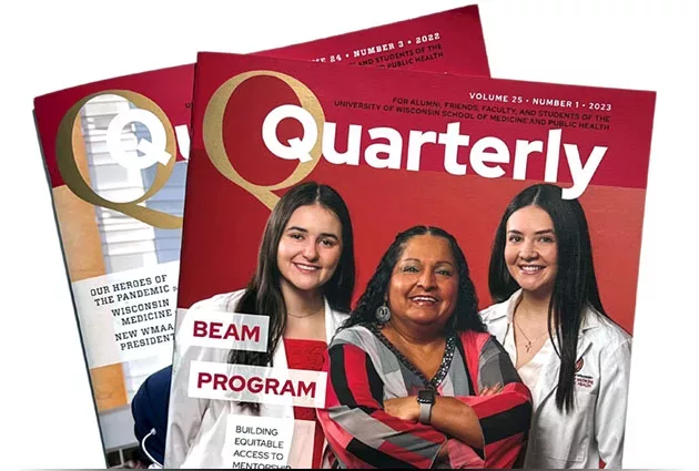 Quarterly magazine covers