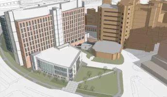 A rendering of the new UW Center for Human Genomics and Precision Medicine