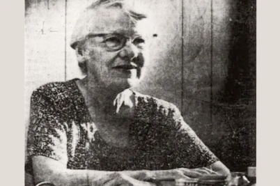 An elderly Jeannette Munro