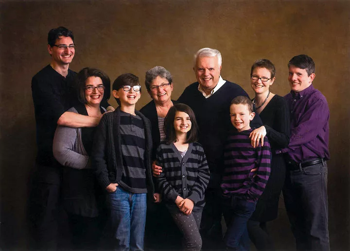Marc Drezner and his family