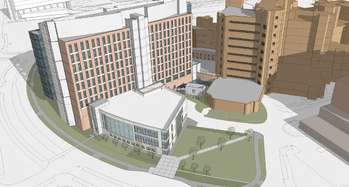 A rendering of the new UW Center for Human Genomics and Precision Medicine
